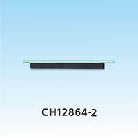 CH12864-2 ChuanHangDisplay Modul LCD COG 1,8 inci Layar LCD Grafis 128x64 Chip ST7567 3.3V 39.8*25.5 mm Suhu Lebar