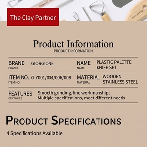 Giorgione – Offre Spéciale : Kit de 11 Outils de Modelage en Bois pour Pâte à Modeler et <span class=keywords><strong>Poterie</strong></span> - Product Image 3