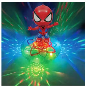 KK 5D Électrique Animal Jouet Véhicule Clignotant Lumière et Musical <span class=keywords><strong>Spiderman</strong></span> À Piles En Plastique OMNI DIRECTION - Product Image 4
