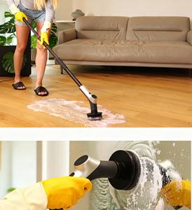 Cepillo Eléctrico para Lavar Platos, para Cocina, Fregadero, Baño, Ventanas; Cepillo Inalámbrico para <span class=keywords><strong>Ducha</strong></span> con Indicador de Nivel de Batería - Product Image 6