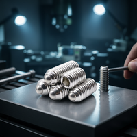 Vis de réglage M10 grande taille avec fixation robuste, vis de verrouillage extra résistante pour pièces de machines minières