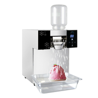 Machine à glace pilée Bingsu avec écran de surveillance, mini-machine à neige avec pompe à moteur, usage commercial, haute précision, fabriquée en Chine