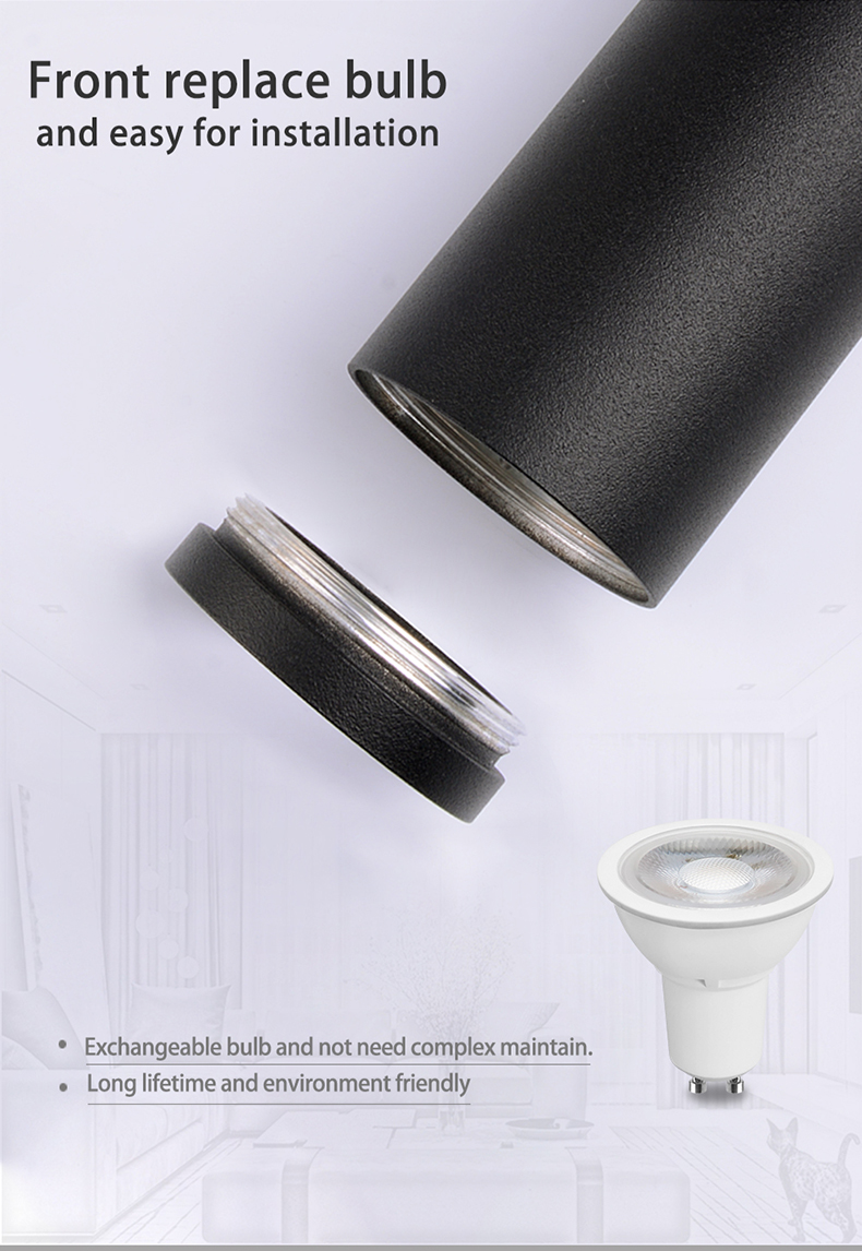 Surface Mounted LED Pendant Downlight 60*130mm For Restaurant
