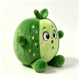 Peluche de Sandía Personalizado, Peluche de Sandía Suave, Personaje de Sandía de Dibujos Animados, Adorable Muñeco de Peluche de Sandía - Product Image 4