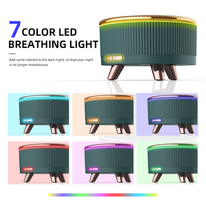 Tinh dầu khuếch tán 500ml hương liệu máy siêu âm thông minh 7 LED màu Độ ẩm không khí khuếch tán hương thơm - Product Image 2