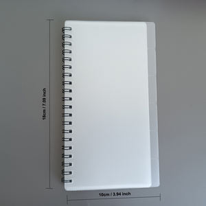 Nuovo Organizer Portatile Impermeabile per Finanze, Agenda Budget con Tasche Opache, Planner A6 a Spirale, Libro per Contanti e Budget con 6 Buste - Product Image 3