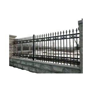 Panel <span class=keywords><strong>de</strong></span> valla <span class=keywords><strong>de</strong></span> <span class=keywords><strong>hierro</strong></span> forjado ecológico Fácil instalación Piquete <span class=keywords><strong>de</strong></span> metal ornamental Puertas <span class=keywords><strong>de</strong></span> enrejado Servicio <span class=keywords><strong>de</strong></span> modelado 3D - Product Image 1
