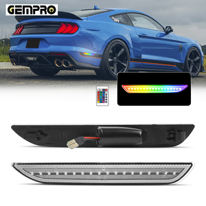 New Car Rear Bumper RGB LED <span class=keywords><strong>Side</strong></span> <span class=keywords><strong>Marker</strong></span> Lights đối với Ford Mustang 2015 tự động hệ thống chiếu sáng - Product Image 1