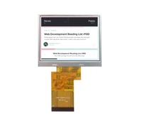 3,5-Zoll 320x240 Hochhelligkeits-500Cd/m² Kleiner Digitaler Großhandels-TFT-LCD-Bildschirm
