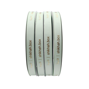 Luxe Grosgrain lintrol groothandel gepersonaliseerde decoratie cadeau bloemverpakking strepen Grosgrain lint - Product Image 2