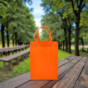 可重复使用的可洗手提袋环保无纺布手提袋，用于杂货店、零售促销、贸易展览和野餐 - Product Image 1