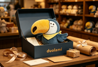 Peluche Toucan Mignonne, Jouet en Peluche Doux en Forme d'Oiseau de Dessin Animé, Personnalisable pour Cadeau d'Affaires, Mascotte de Marque, Jouet en Peluche Toucan Personnalisé