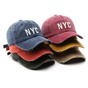 BSCI تصنيع Meidiney مخصص التطريز شعار عالية الجودة 6 لوحة عادي غسل المتعثرة أبي قبعة ، Gorras قبعة بيسبول