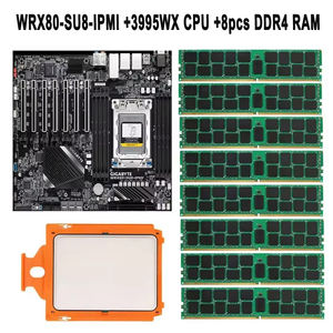 WRX80-SU8-IPMI <b>ATX</b> Server <b>Motherboard</b> 3995WX Threadripper PRO CPU 8*64GB DDR4-2933MHz RAM SATA Integrated 4.5GHz 64C/128T - Product Image 2