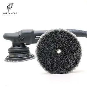 North Wolf Wool Buffing Pad DA Wool Polishing Pad Car Detailing Wool Pad