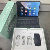 Tablet Android OZCT con Cámara HD, Nueva, Pantalla Grande S17Promax, Venta al por Mayor, 10000mAh con Teclado, Octa Core, Tablet Educativa