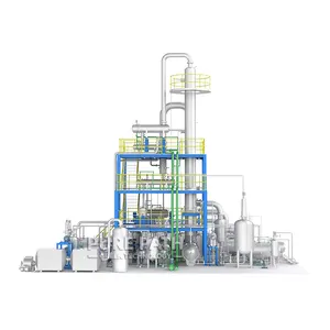 Water color base oil distillation equipment with solvent extraction refining process