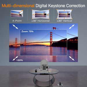 Proyector Yinzam HY300 Pro, Mini proyector HD portátil con <span class=keywords><strong>WiFi</strong></span> 6 Auto Focus Smart Proyector HY 300 Pro Proyector HY300 - Product Image 4