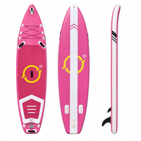 Planche de paddle gonflable en PVC Drop Stitch, stable, 3 ailerons, grande flottabilité, sports nautiques en plein air