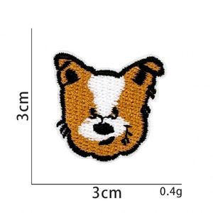 Patch brodé thermocollant en PVC 3D, taille mini, motifs mignons (Hamburger, Chien, Tulipe, Fraise, Abeille) pour la décoration de chapeaux, vêtements, sacs, sangles en toile - Product Image 4