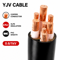 Kabel Daya Tegangan Rendah YJV22 N2XBY Tembaga Murni Multi Strand Berisolasi PVC Berlapis XLPE Tugas Berat untuk Penggunaan Bangunan dan Industri