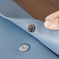 Carpeta de Presentación A4 de Cuero PU Personalizada, Sobre Expandible Suave, Maletín Impermeable con Impresión Digital UV de Calidad Superior