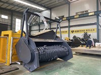MONDE Trinciatrice Forestale per Skid Steer Loader con Motore, Pompa, Ingranaggi e Cuscinetti per Pulizia del Terreno e Triturazione del Legno