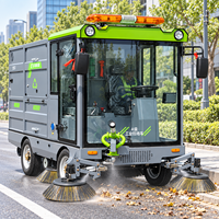 Véhicule de voirie électrique G480 à forte performance, capacité de bac à déchets de 480L, moteur électrique pur, haute efficacité, réservoir d'eau de 600L pour le nettoyage des routes