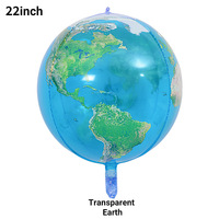 Globos de Látex al por Mayor de 22 Pulgadas con Diseño de Cielo Estrellado 4D, Sol, Luna, Espacio y los Ocho Planetas Principales, Ecológicos, Duraderos, para el Día de la Madre