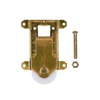 Kit de quincaillerie pour porte coulissante de placard en fer, avec rail et roulettes, pour armoire et porte en bois, fourniture OEM, directement de l'usine Wekis
