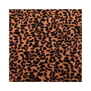 Textile chaud <span class=keywords><strong>en</strong></span> <span class=keywords><strong>velours</strong></span> pour robes, sous-vêtements élastiques personnalisés, élastique, imprimé léopard, extensible à 4 sens, noir, vente <span class=keywords><strong>en</strong></span> gros - Product Image 1