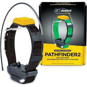 ปลอกคอสุนัข Dogtra Pathfinder2 พร้อมตัวรับสัญญาณ GPS เพิ่มเติม สีดำ ไฟ LED กันน้ำ ติดตามตำแหน่งแบบเรียลไทม์ ฝึกพฤติกรรม - Product Image 1