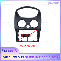 Cadre d'autoradio Maisimei populaire 9 pouces noir mat pour CHEVROLET Spark Matiz 2010-2017 LHD RHD pour modification audio