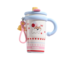 Gobelet isotherme de 600 ml sans BPA, en acier inoxydable 316, pour voiture, chaud et froid, avec poignée et sangle, vente en gros