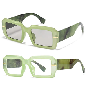 Gafas de Sol de Diseñador de Lujo, Monturas Gruesas Extra Grandes, Colores Pastel, Moda Retro, Gafas de Sol Grandes para Mujer 2025, Logotipo Personalizado - Product Image 2