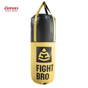 Ganas Guangzhou Manufacturer Boxing MMA Training sports punching bags sand bags heavy kickboxing punching bag