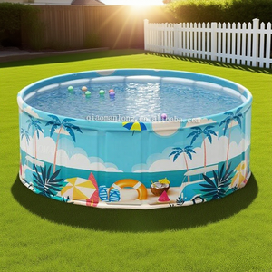 Precio Directo de Fábrica, <span class=keywords><strong>Piscina</strong></span> Plegable para Exteriores de 1.2m x 45cm, Material de PVC de Buena Calidad, <span class=keywords><strong>Piscina</strong></span> Elevada para Niños y Familias - Product Image 5