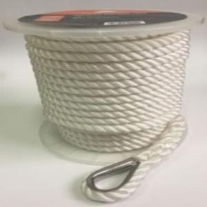 Cordage d'ancrage marin en nylon torsadé à trois brins de qualité supérieure, 1/2 po x 100 pi - Product Image 4