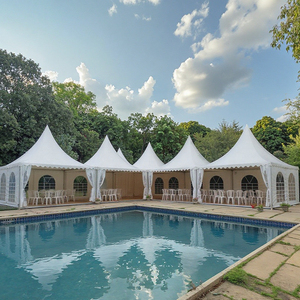 Luxury Hexagon Pagoda Tent <strong>Waterproof</strong> PVC Cover Aluminum 5m Double 3x3m 10m Event <strong>Canopy</strong> for Outdoor Party Trade Show Wedding - Product Image 3