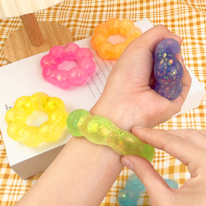Colorful Malt Sugar Bracelet Funny Stress Relief Toy for Kids Aged 5 to 7 Wholesale <b>Squishy</b> Toy - Product Image 4