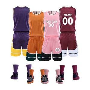 Uniforme de basket-ball personnalisé de haute qualité ensemble de gros respirant dans des tailles plus vêtements de basket-ball à sublimation - Product Image 6