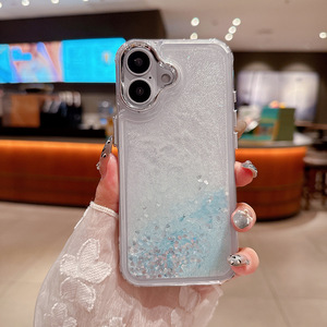 <span class=keywords><strong>Funda</strong></span> para Teléfono Móvil con Marco de Cámara Electrochapado Quicksand, Compatible con iPhone 17 16 Pro Max/15/14/13, Fundas para Mujeres - Product Image 3