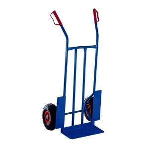 Nouvelle charrette à main en acier J et K, convertible en chariot à sacs, roues anti-crevaison, chariot de manutention pour entrepôt et stockage - Product Image 3