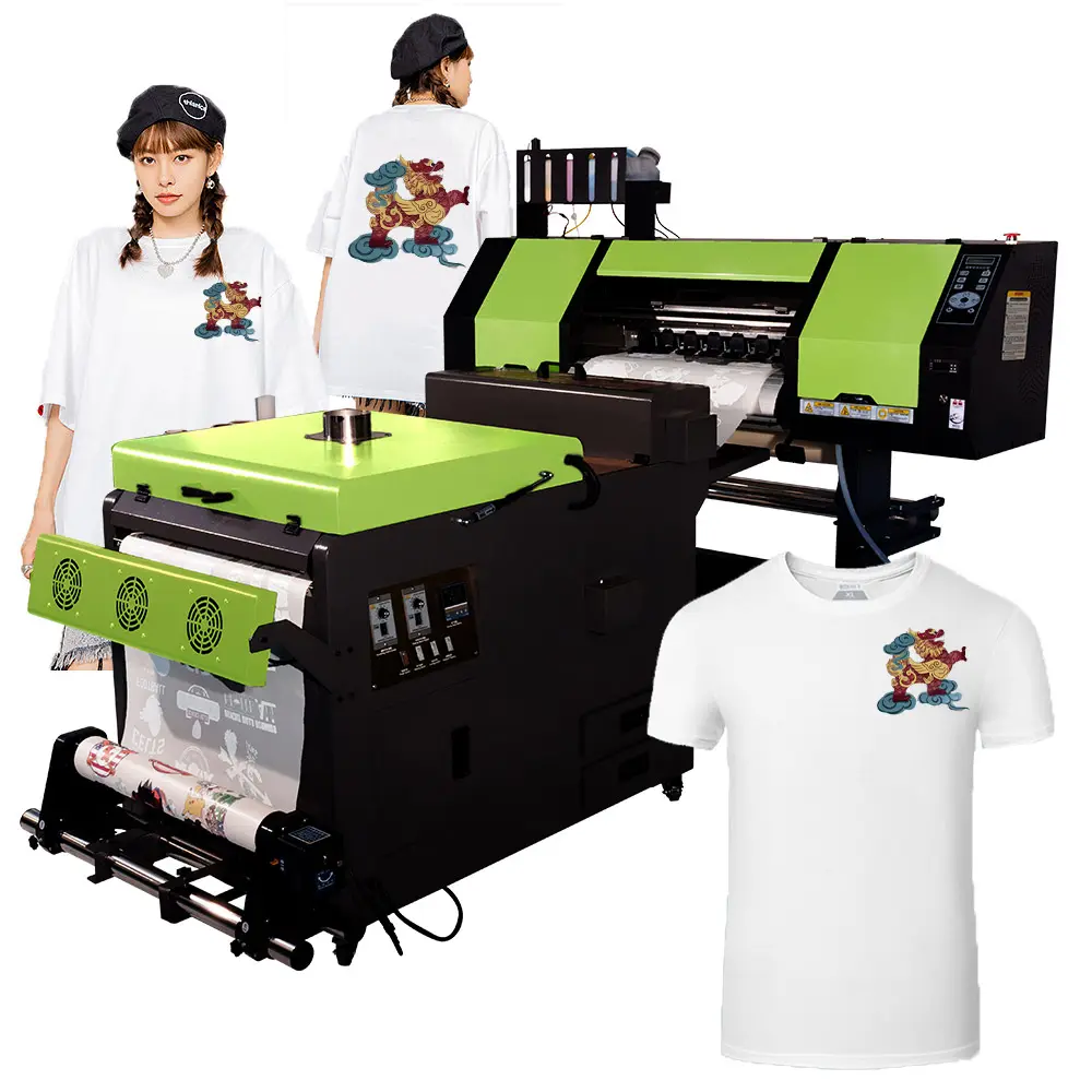 A3 Double Xp600 Epson Print Heads Direct To Film Industry Use Digital Transfer Inkjet Pigment Ink Dtf Printer