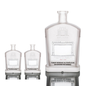 Food Grade Mini Type <strong>5cl</strong> 50ML Square Pisco Glass <strong>Bottle</strong> for Wine - Product Image 5
