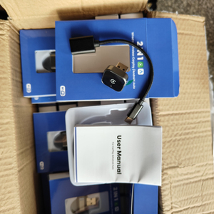 D2446 2-in-1ワイヤレスCarPlay <span class=keywords><strong>Android</strong></span>自動アダプタープラグ & プレイUSBカープレイアダプター<span class=keywords><strong>Android</strong></span> - Product Image 6