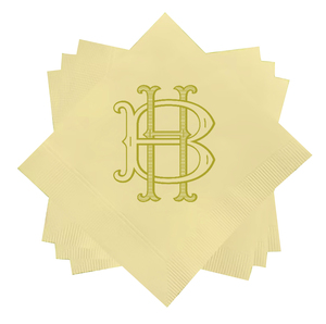 Khăn giấy ăn trang trí tiệc cưới in hình tùy chỉnh 2 lớp bán buôn - Product Image 3