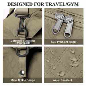 Puffy Travel Duffle <b>Bag</b> for Women Weekender <b>Overnight</b> <b>Bag</b> with Gym with Wet Pocket for Labor and Delivery - Product Image 2