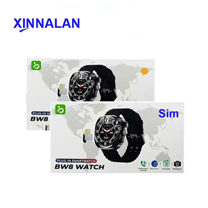 Nouvelle montre connectée sportive avec emplacement pour carte SIM, appels téléphoniques sans fil BT 5.3, montre intelligente BW8 avec caméra - Product Image 2