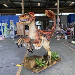 Fournisseur de Dinosaurios Exposition réaliste de dinosaures artificiels vivants Animatronics <span class=keywords><strong>Velociraptor</strong></span> grandeur nature dans le parc <span class=keywords><strong>Jurassic</strong></span> <span class=keywords><strong>World</strong></span> - Product Image 5